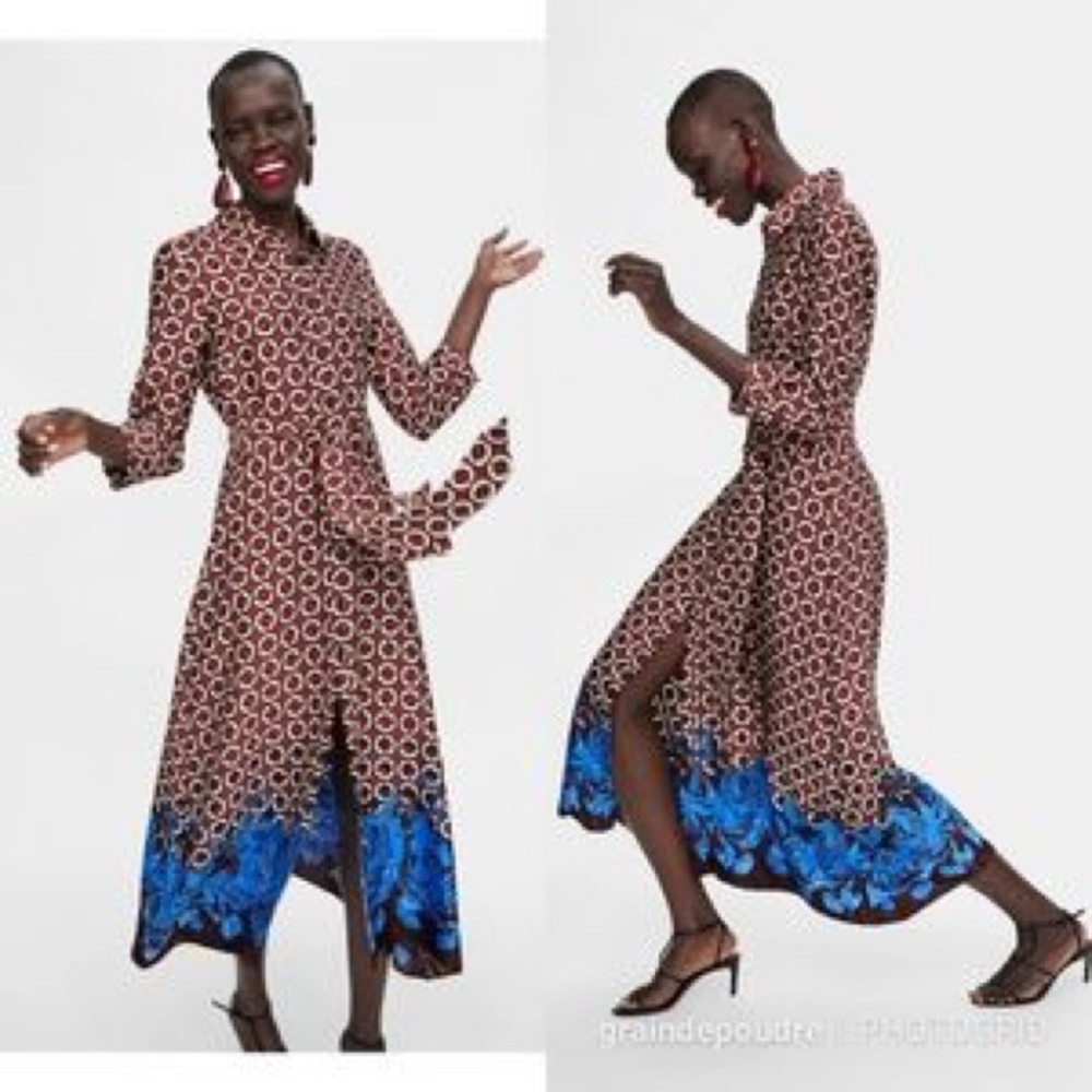 Zara geometrical dress